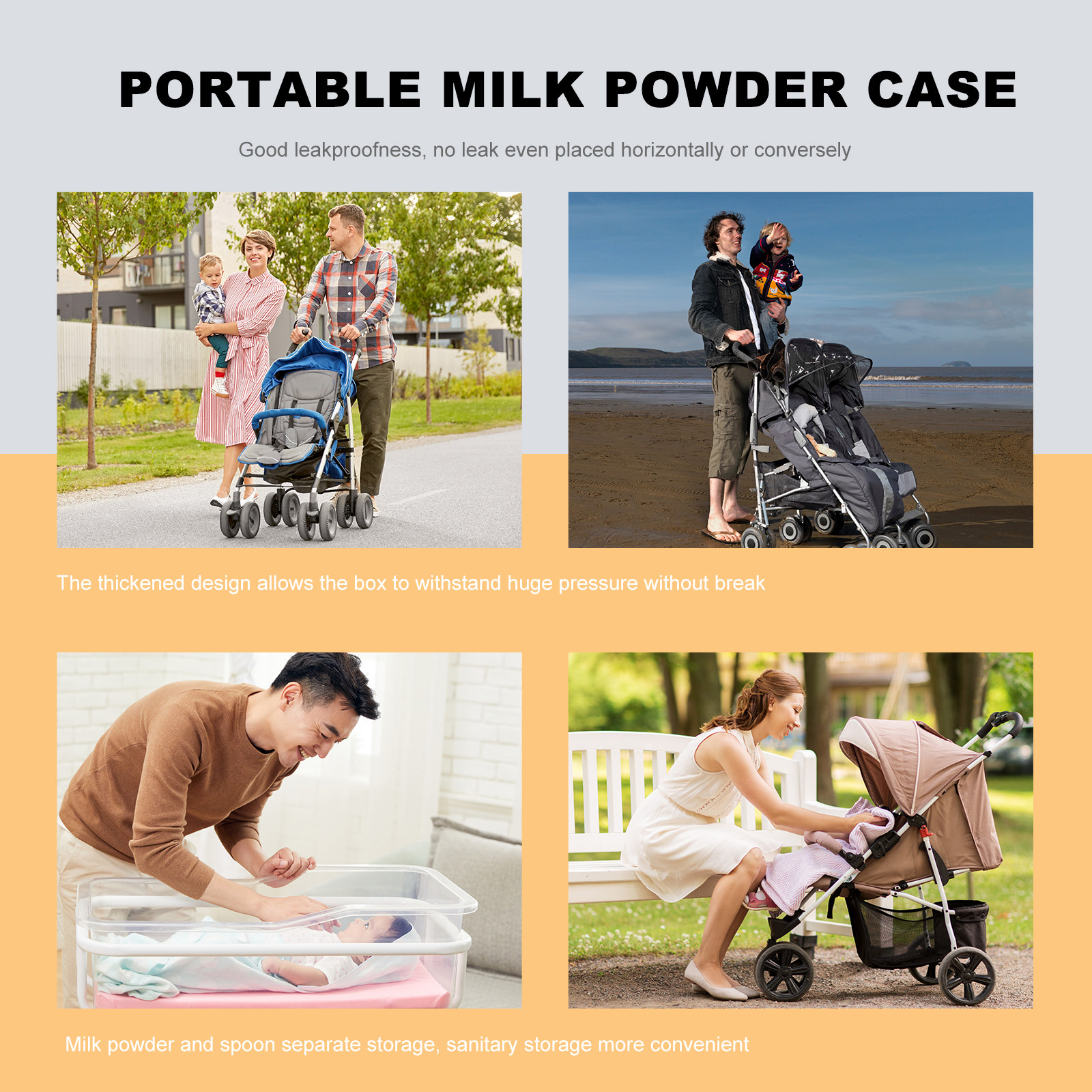 Baby Food Storage - Safe PP Material Baby Formula Container