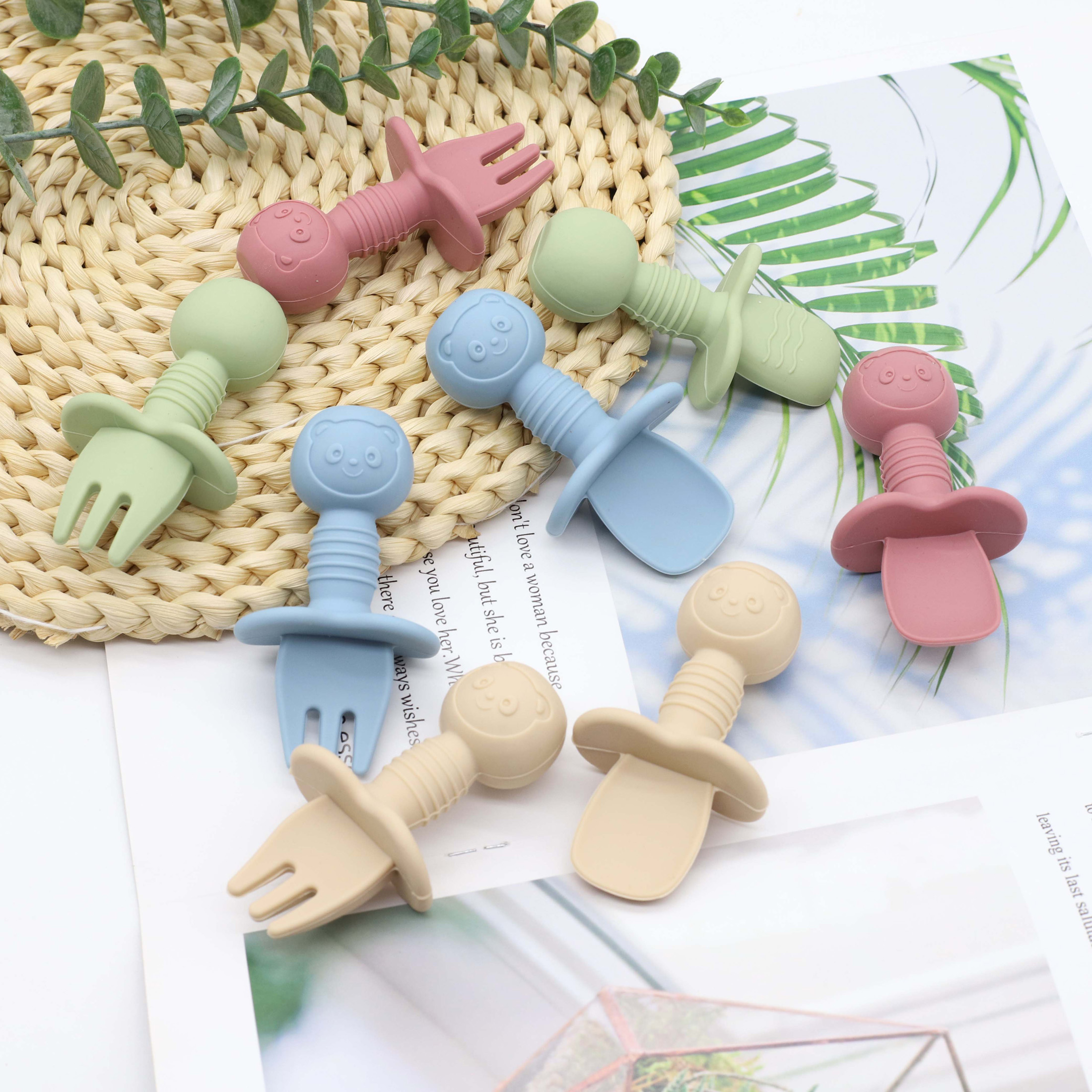 Baby Food Little Spoon - New Little Bear Pattern Baby Food