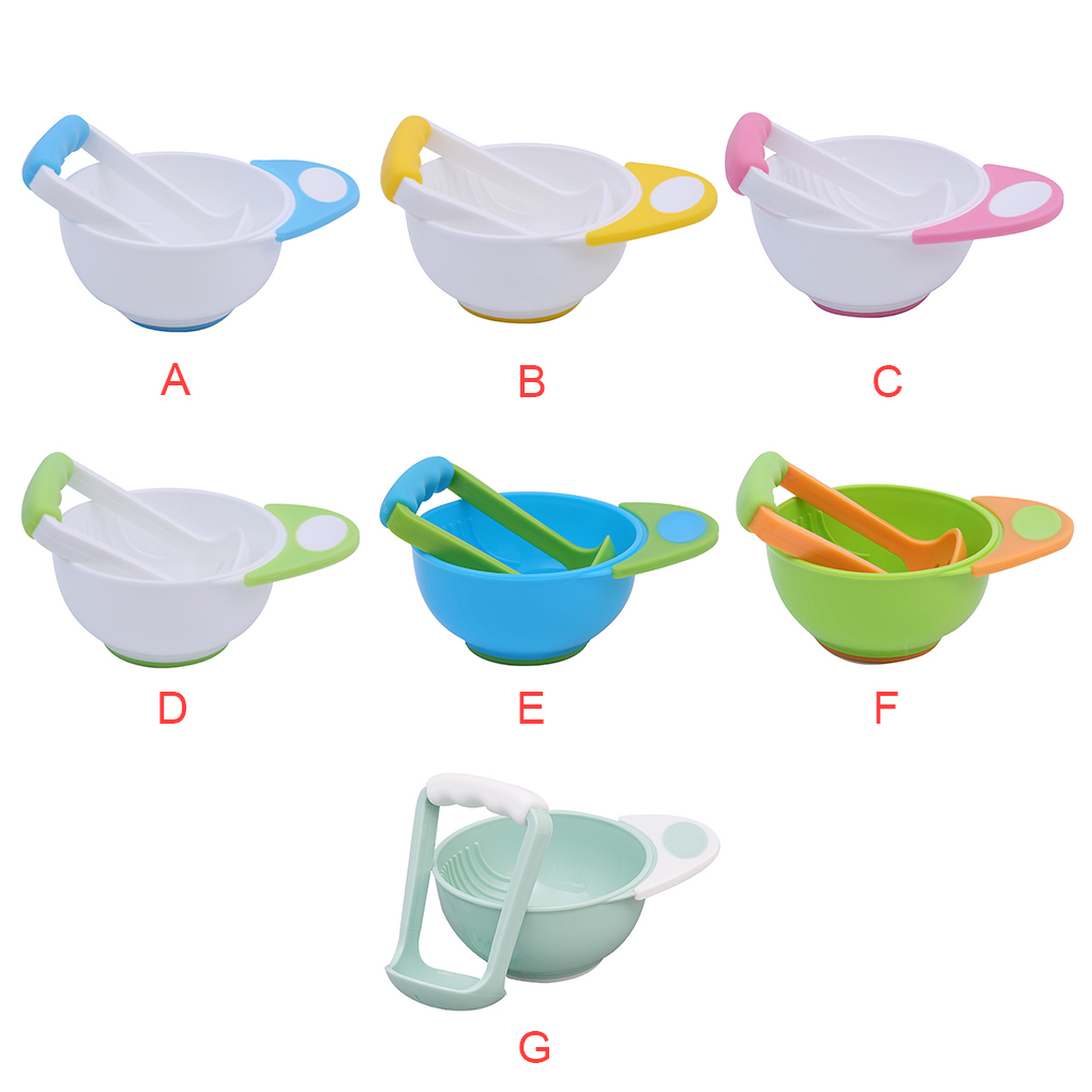 Baby Food Vegetable - Baby Grinding Bowl Manual Kids Feeding