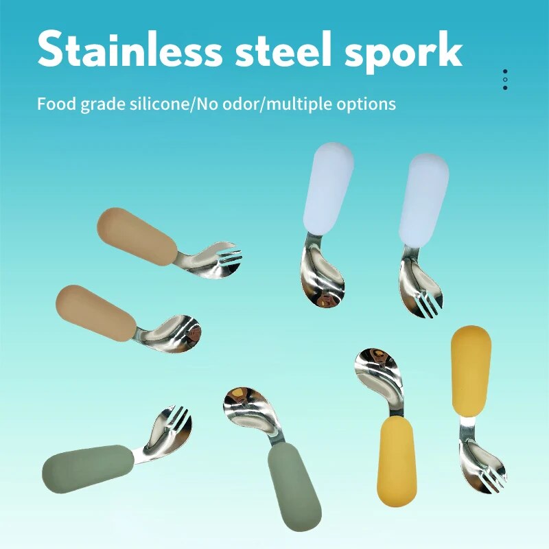 Baby Spoon Fork Set 316 Stainl - Baby Food Utensil recensie en prijs