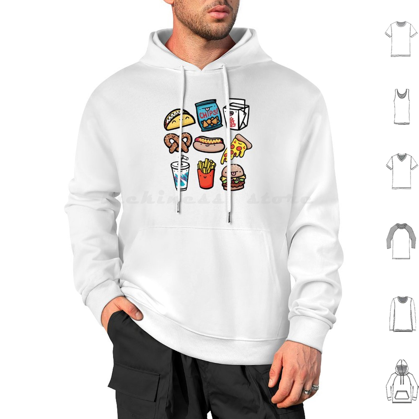 Dudes Baby One-Piece Hoodie Co - Baby Food Vector recensie en prijs