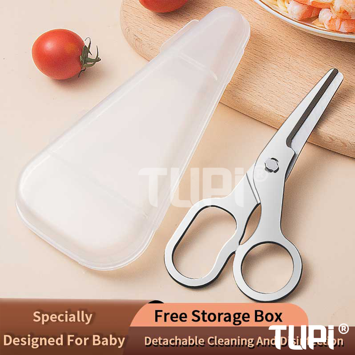 TUPI Detachable Blades Baby Fo - Baby Food Scissors recensie en prijs