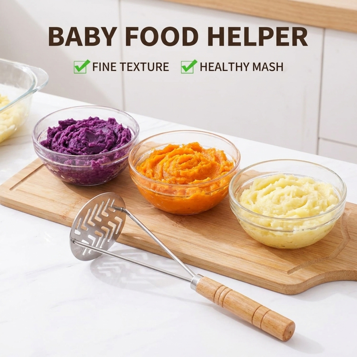 Potato Mashe–Stainless Steel,N - Baby Food Vegetable recensie en prijs
