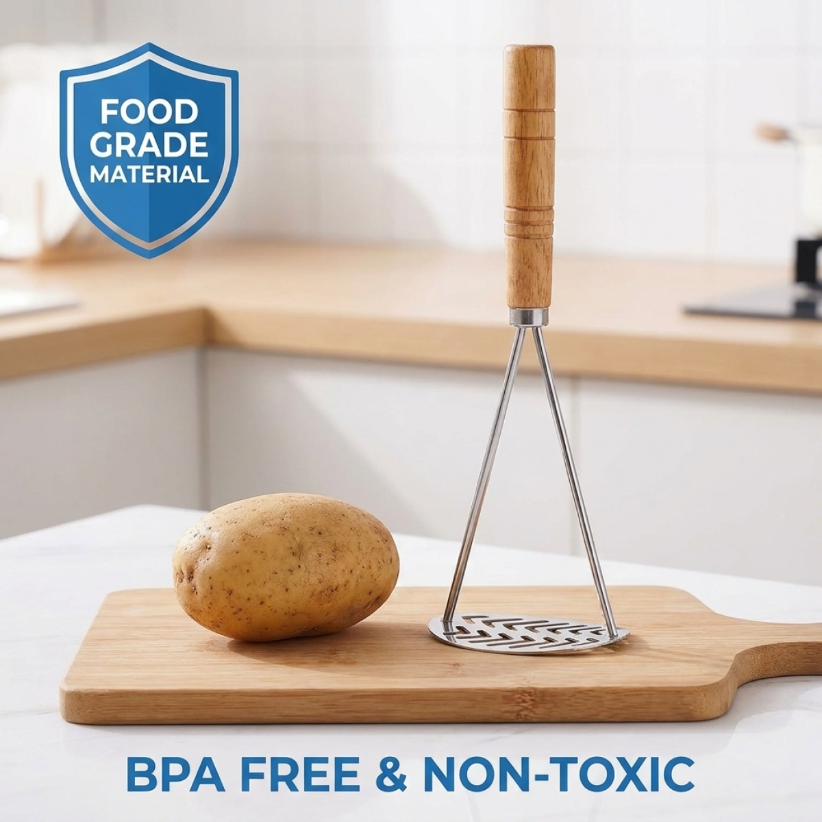 Potato Mashe–Stainless Steel,N - Baby Food Vegetable recensie en prijs