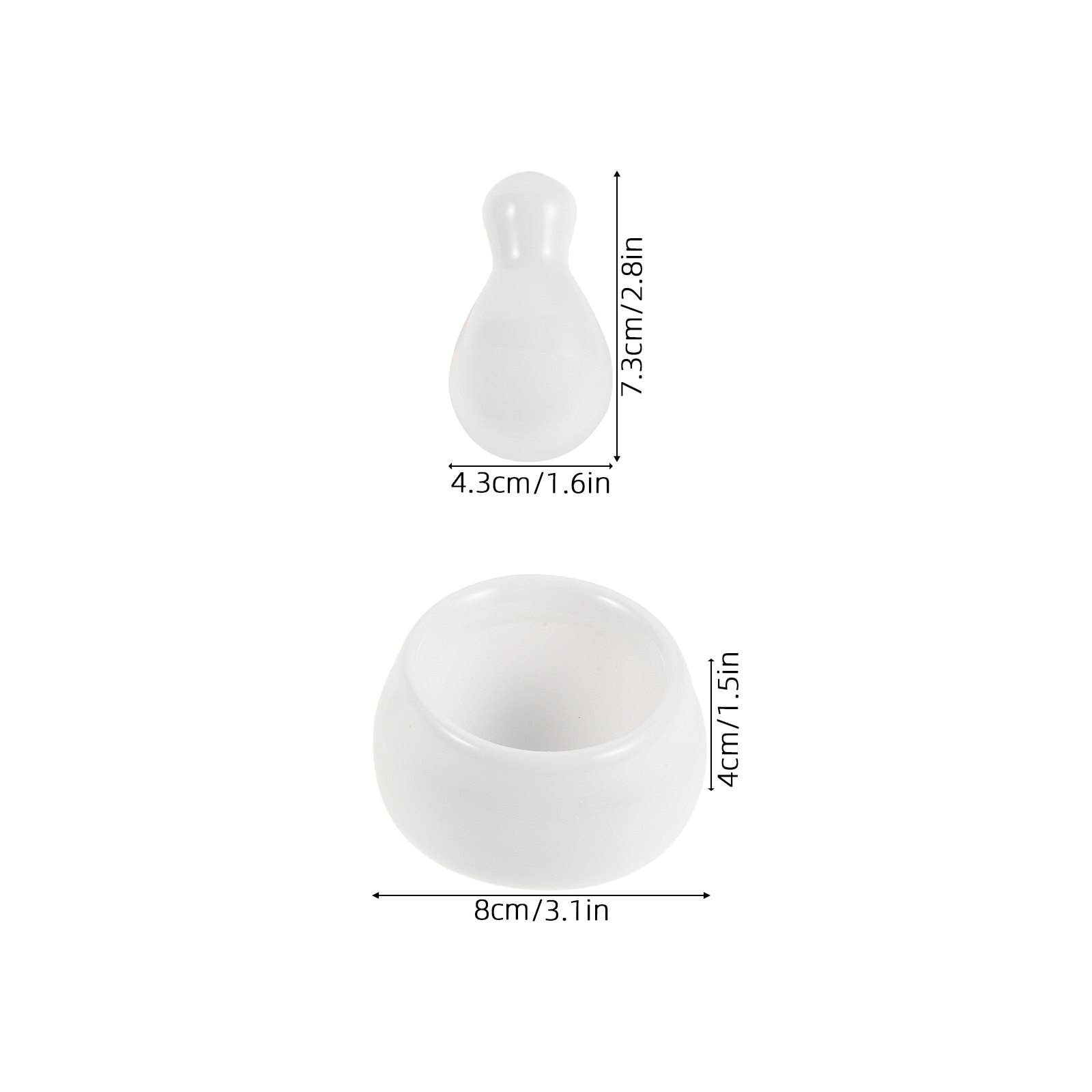1Set Porcelain Mortar and Pest - Baby Food Grinder recensie en prijs