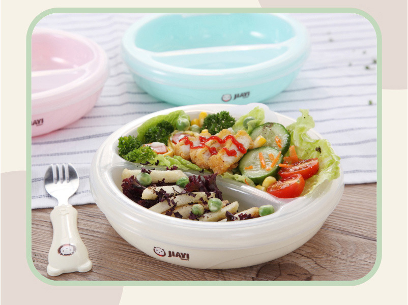 Non-slip Warming Plate Dish Bo - Baby Food Little Spoon recensie en prijs