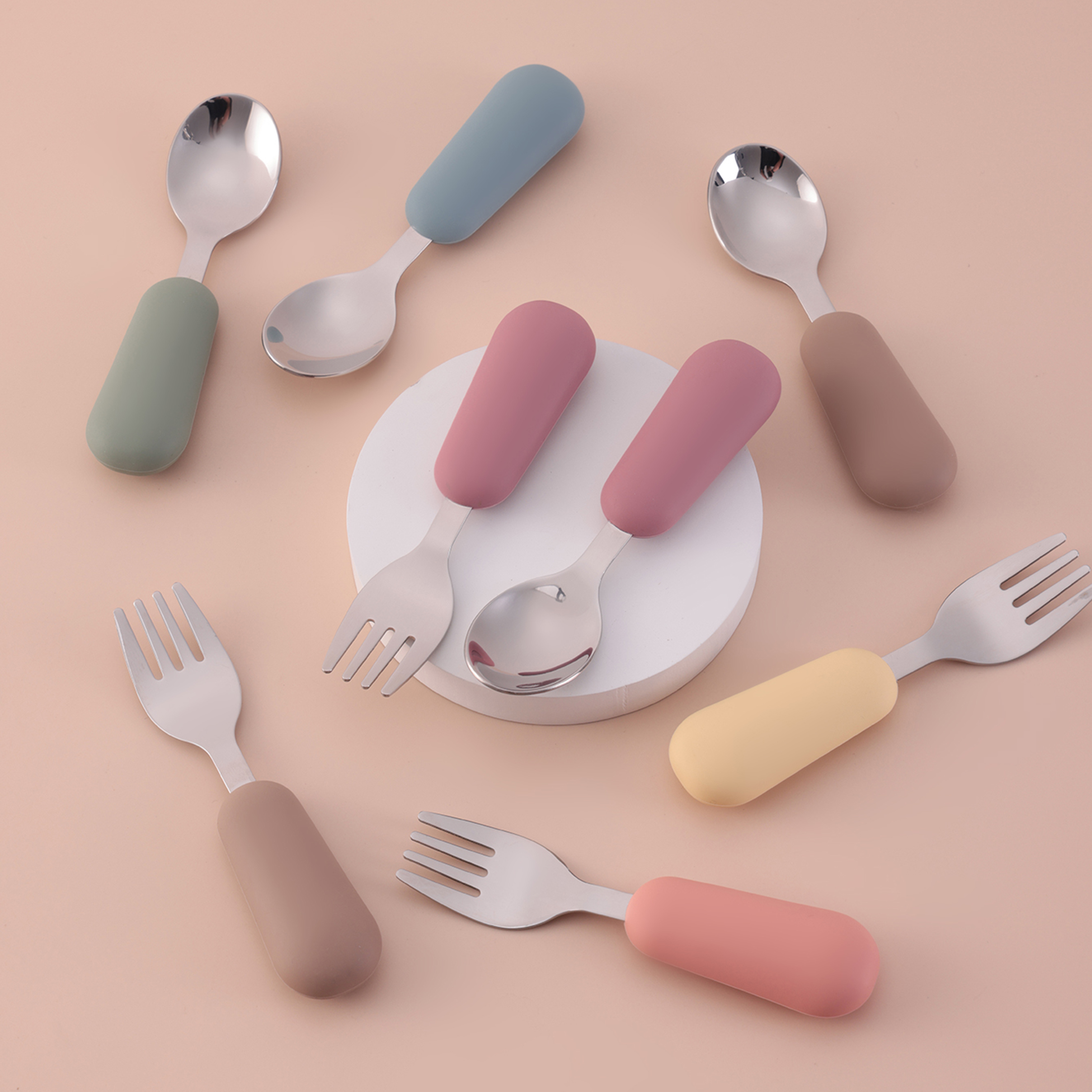 Color Kids 2PCS Stainless Stee - Baby Food Utensil recensie en prijs