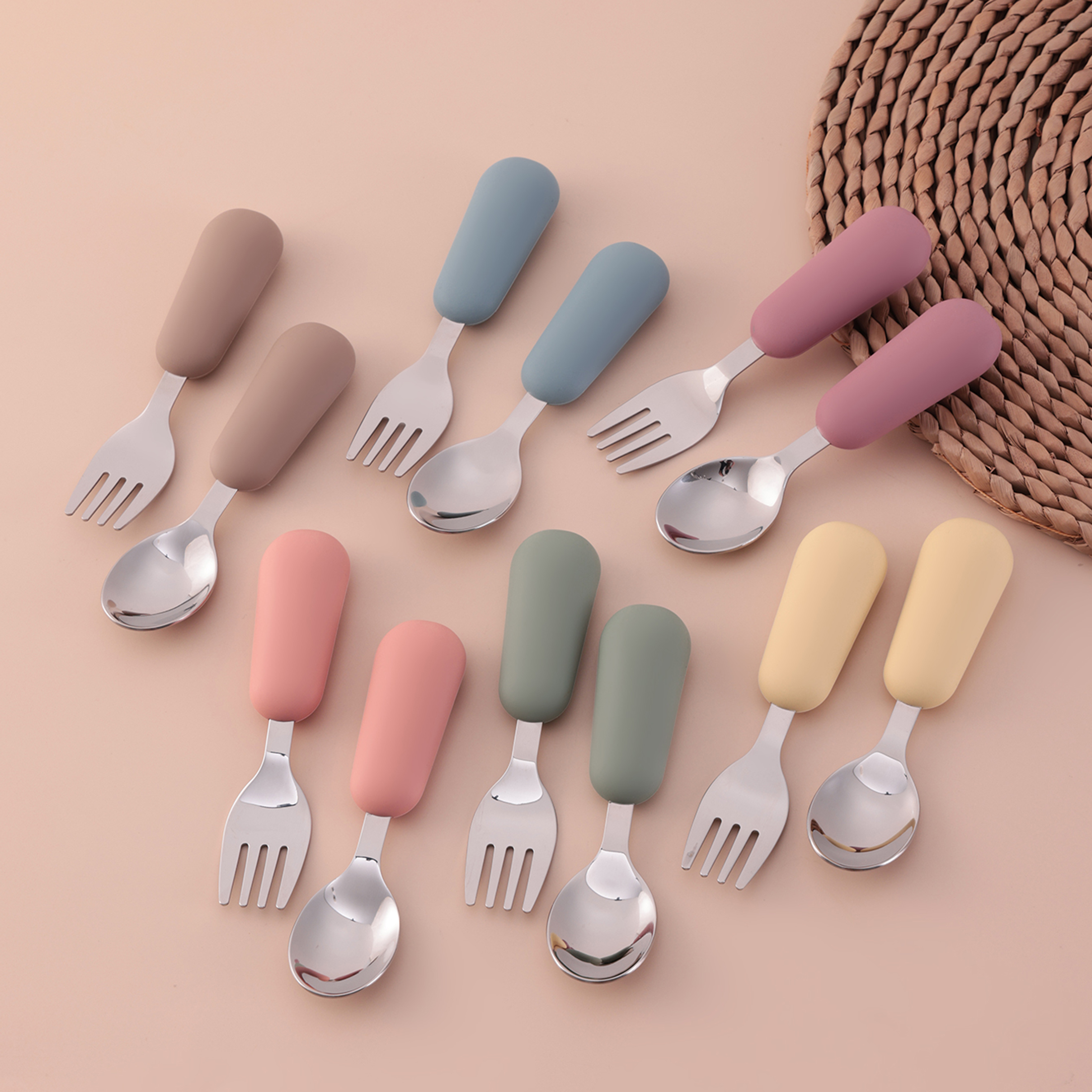 Color Kids 2PCS Stainless Stee - Baby Food Utensil recensie en prijs