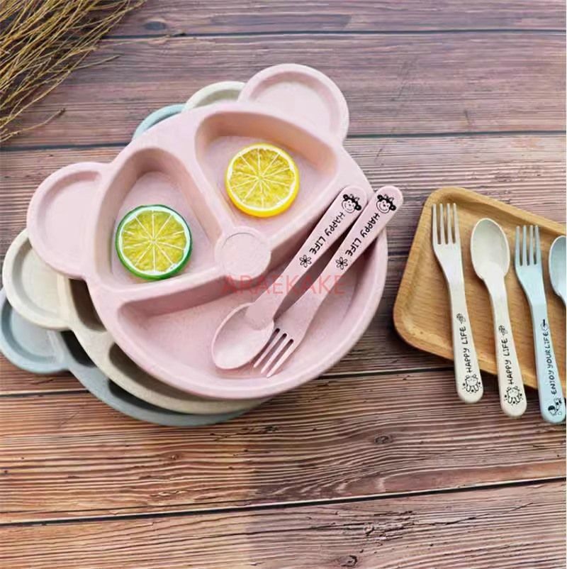 Children's Dining Plate Set Di - Baby Food Utensil recensie en prijs