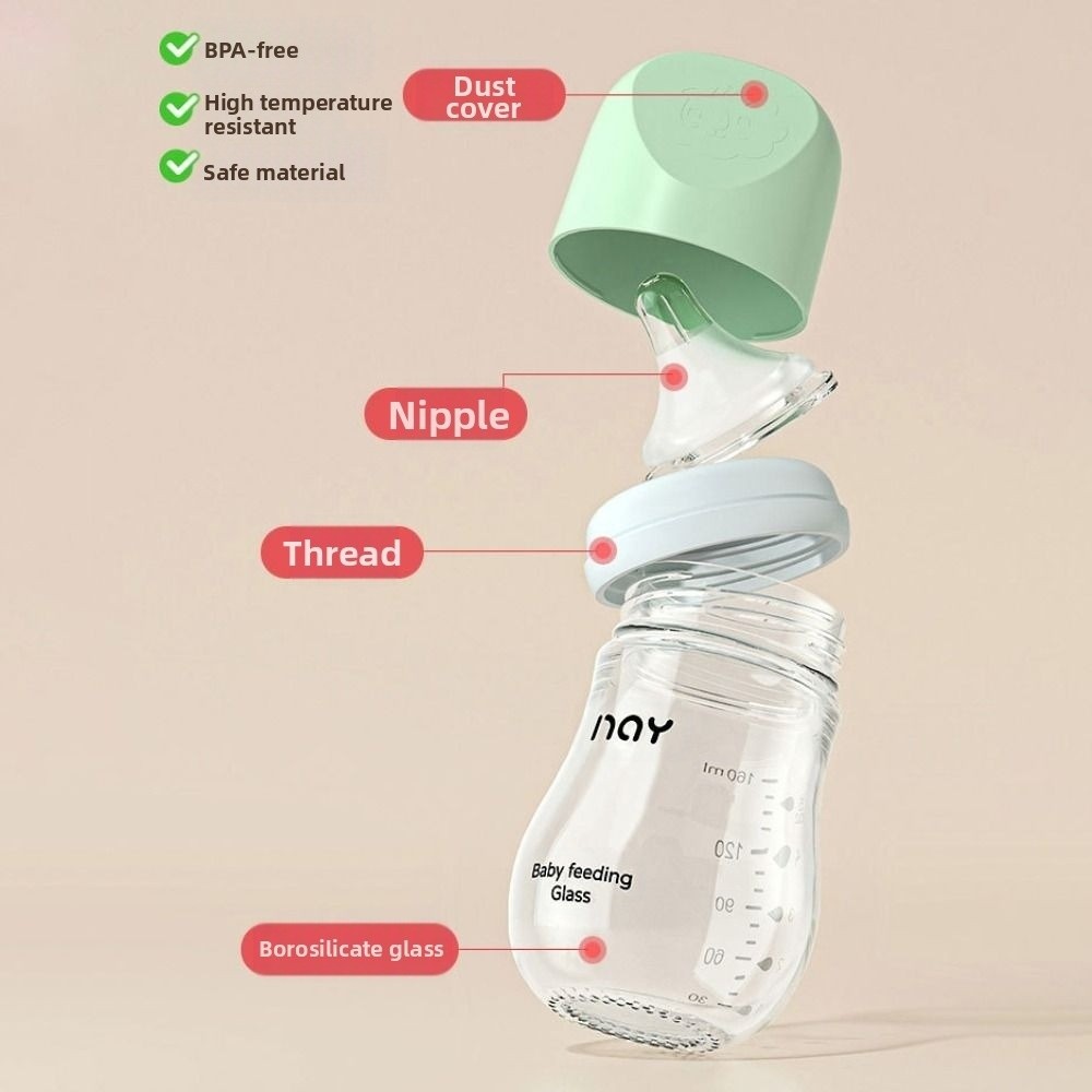 Glass Baby Bottle Anti-flatule - Baby Food Nutrition recensie en prijs