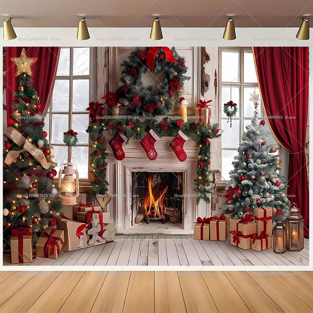 Merry Christmas Backdrops Wond - Baby Food Grinder recensie en prijs