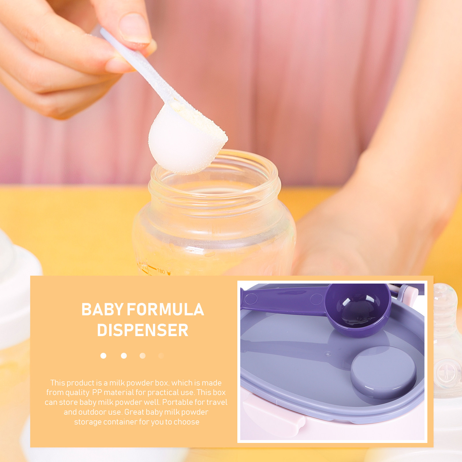 Safe PP Material Baby Formula  - Baby Food Storage recensie en prijs