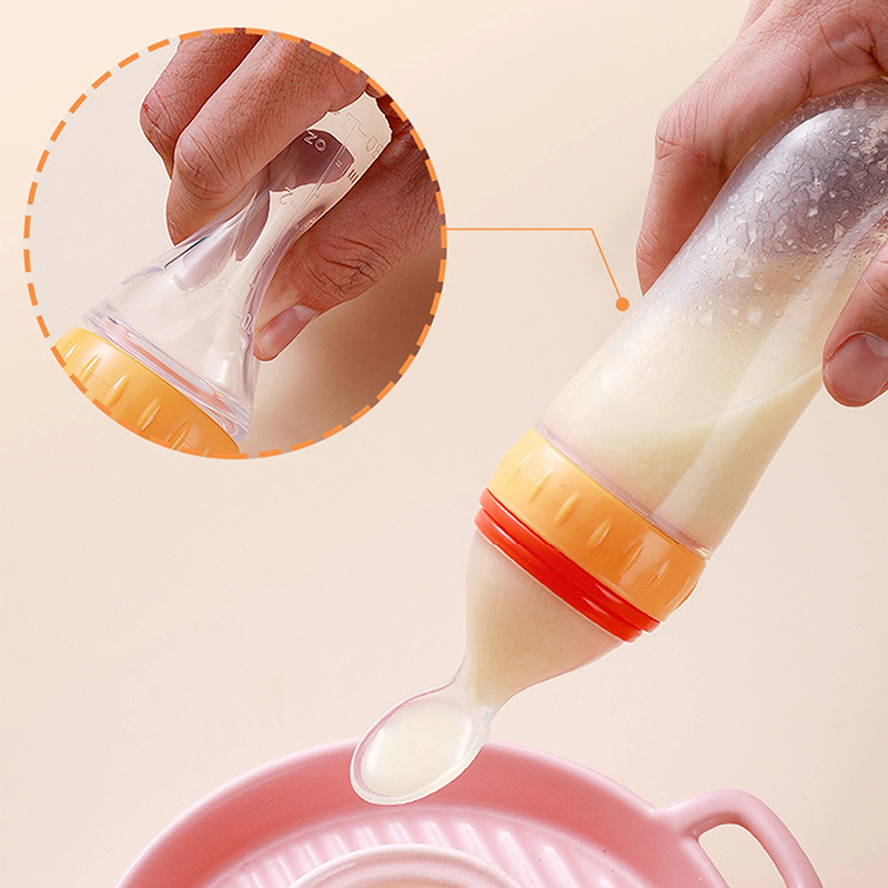 Squeezing Feeding Bottle Silic - Baby Food Utensil recensie en prijs