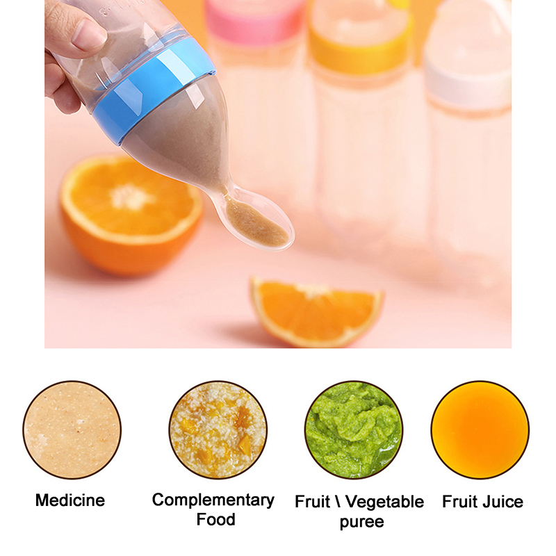 Squeezing Feeding Bottle Silic - Baby Food Utensil recensie en prijs