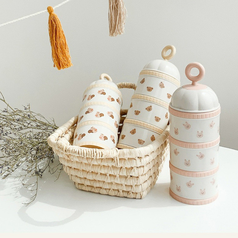 Cute Bear Milk Powder Box Baby - Baby Food Storage recensie en prijs