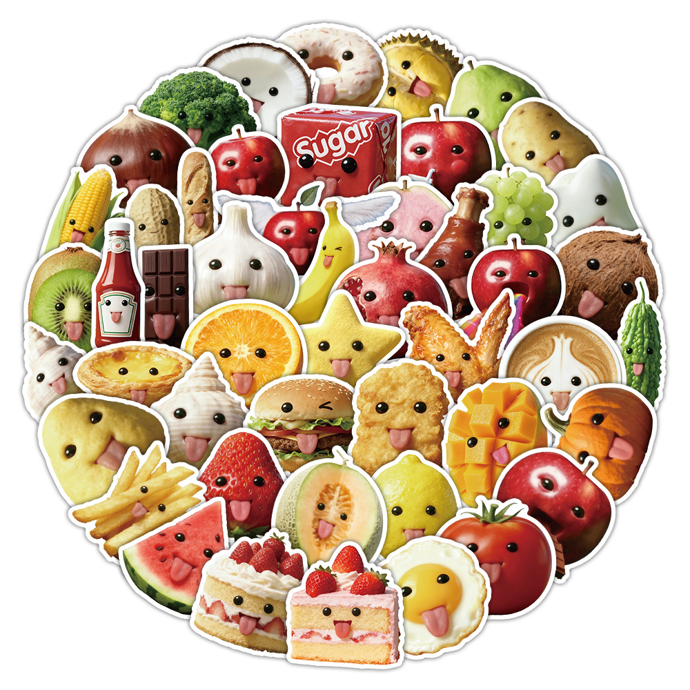 10/50PCS Abstract Food Meme Gr - Baby Food Vegetable recensie en prijs