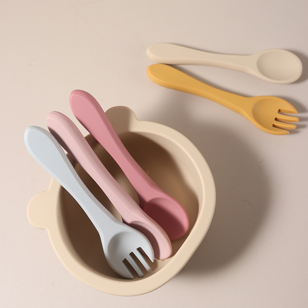 Custom name 1 pair silicone sp - Baby Food Utensil recensie en prijs