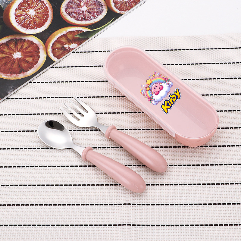 3pcs/set Kirbys Spoon Forks Bo - Baby Food Utensil recensie en prijs