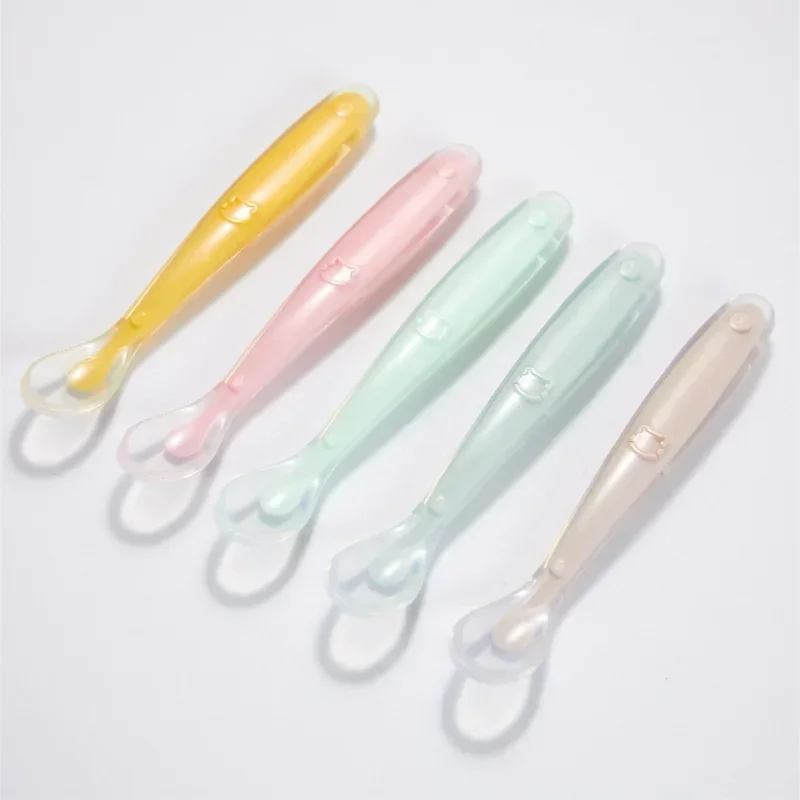 Soft Silicone Baby Spoon Toddl - Baby Food Nutrition recensie en prijs