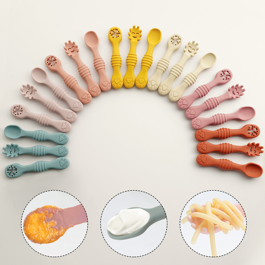New Mother-kids 3PCS Baby Sili - Baby Food Utensil recensie en prijs