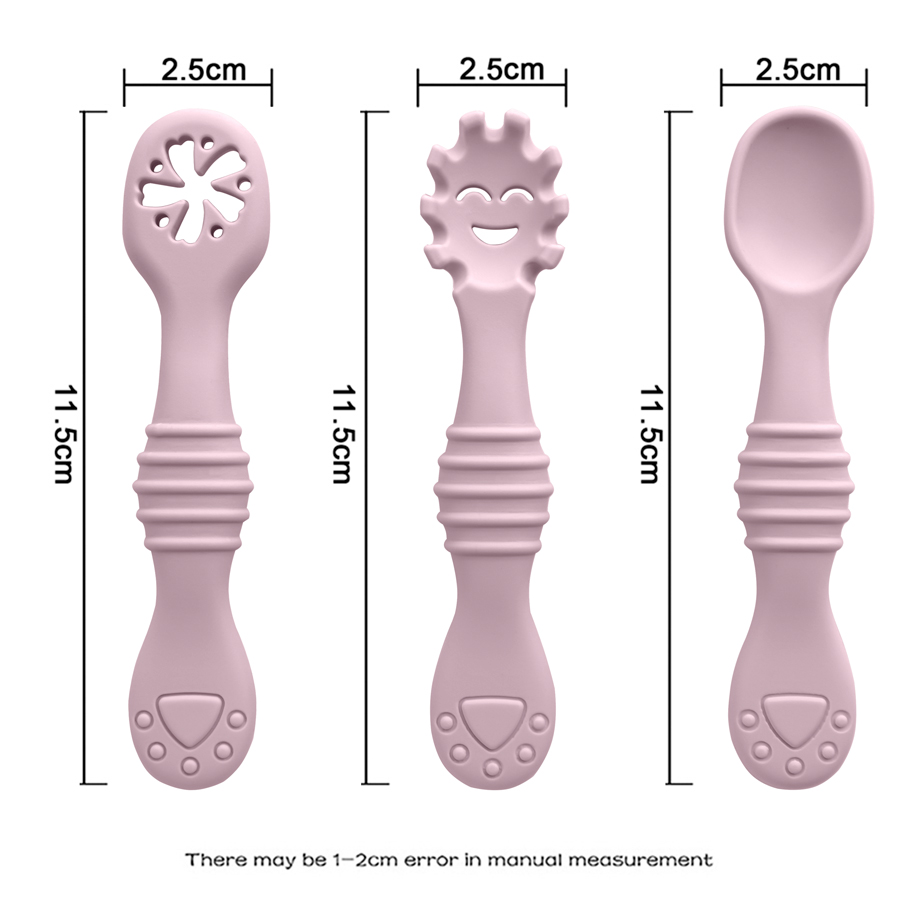 New Mother-kids 3PCS Baby Sili - Baby Food Utensil recensie en prijs