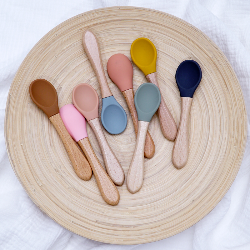 Feeding Wooden Handle Silicone - Baby Food Utensil recensie en prijs