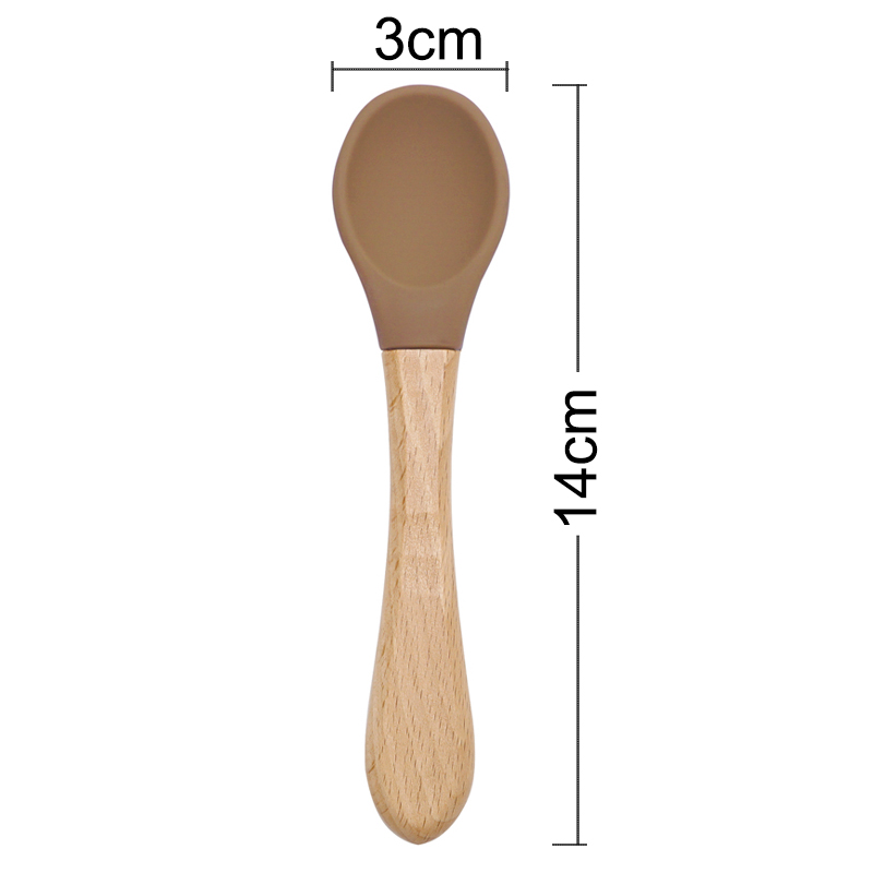 Feeding Wooden Handle Silicone - Baby Food Utensil recensie en prijs