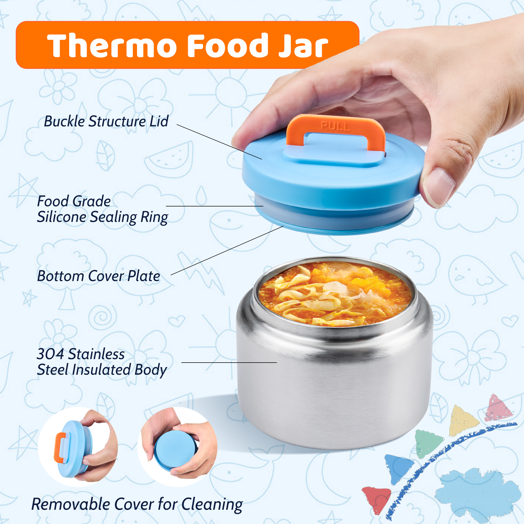 Bento Lunch Box for Kids with  - Baby Food Storage recensie en prijs