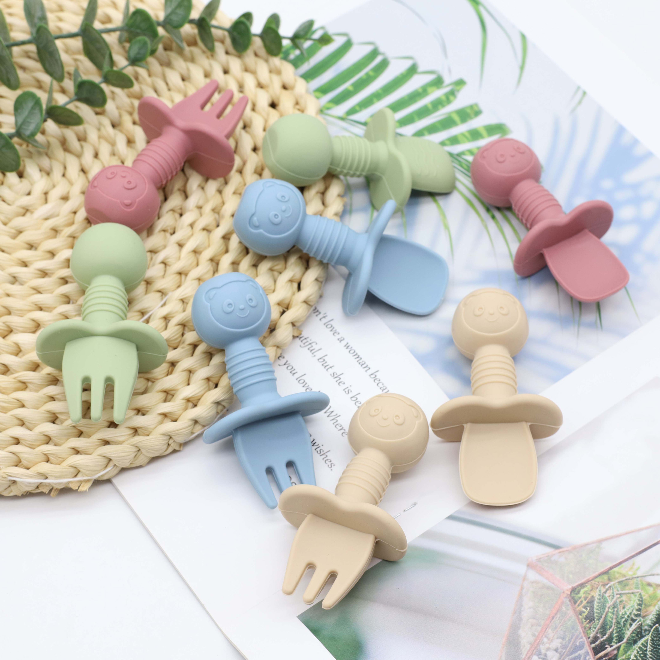 New Little Bear Pattern Baby F - Baby Food Little Spoon recensie en prijs