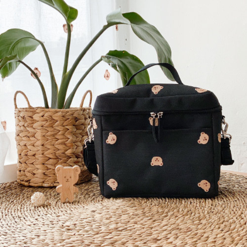 Bear Embroidery Baby Stroller  - Baby Food Storage recensie en prijs