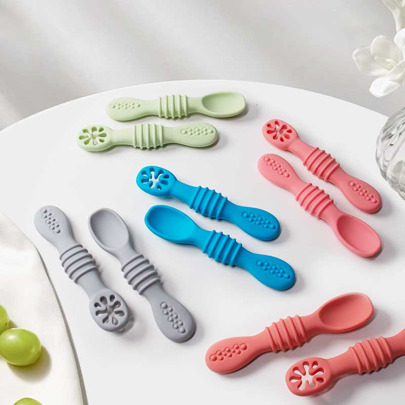2Pcs Baby Silicone Sticky Spoo - Baby Food Utensil recensie en prijs