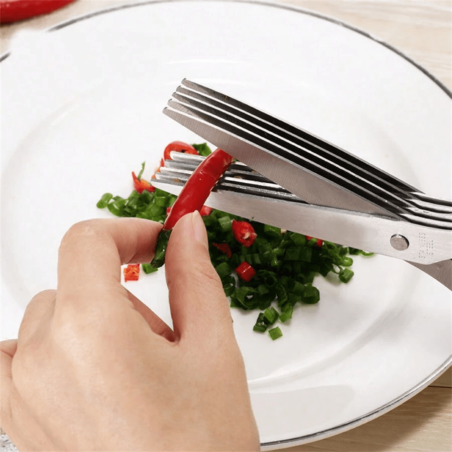 5-layer scallion chopper multi - Baby Food Scissors recensie en prijs